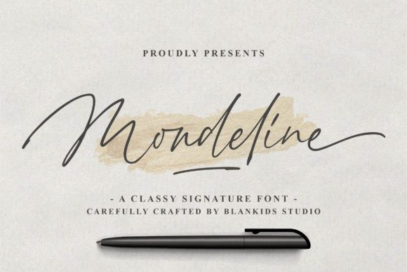 Mondeline Font Poster 1