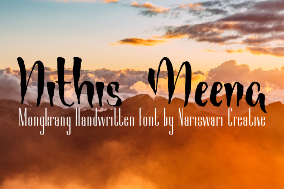 Mongkrang Font Poster 3