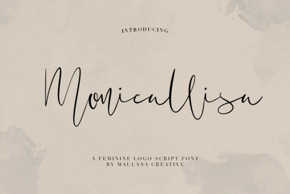 Monicallisa Font Poster 1
