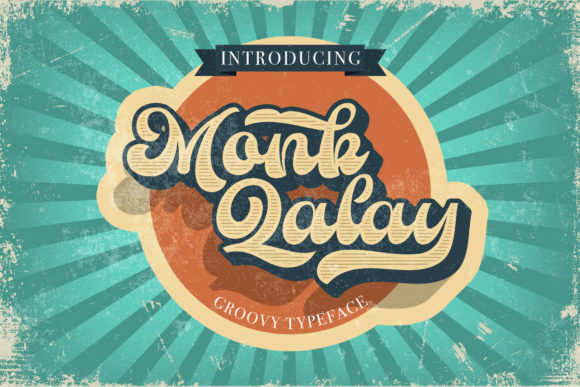 Monk Qalay Font Poster 1