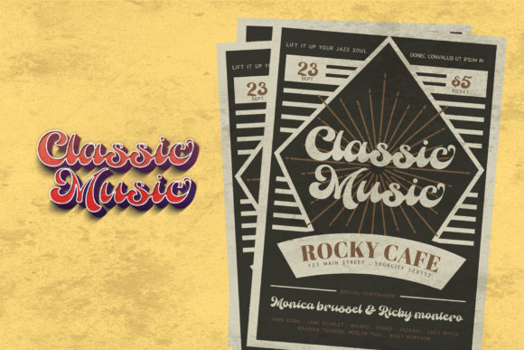 Monk Qalay Font Poster 5