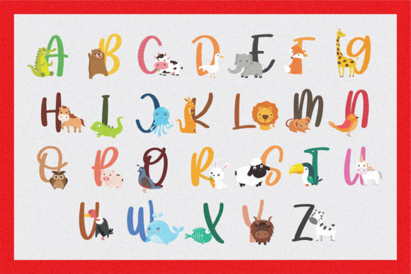 Monkey Funky Font Poster 5