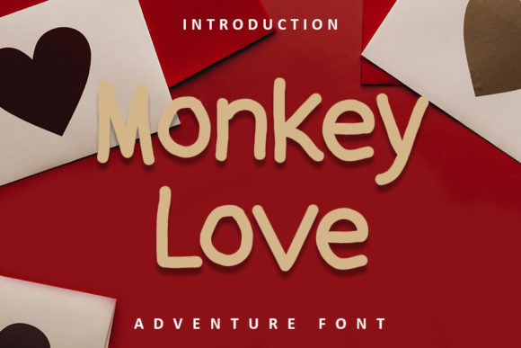 Monkey Love Font Poster 1
