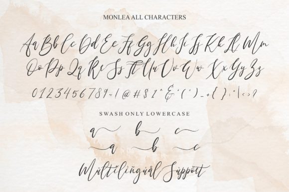 Monlea Font Poster 9