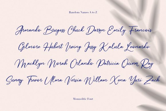 Monnolitic Font Poster 10