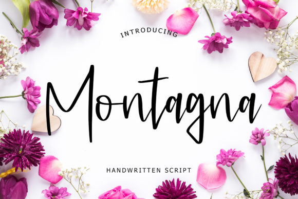 Montagna Font Poster 1