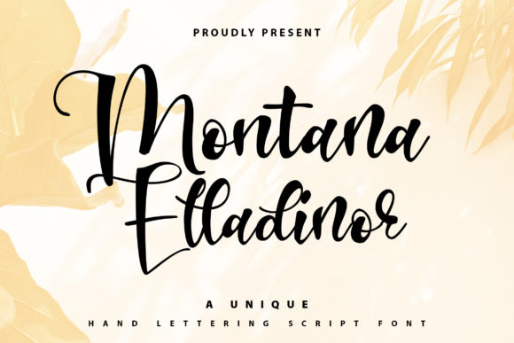Montana Elladinor Font Poster 1