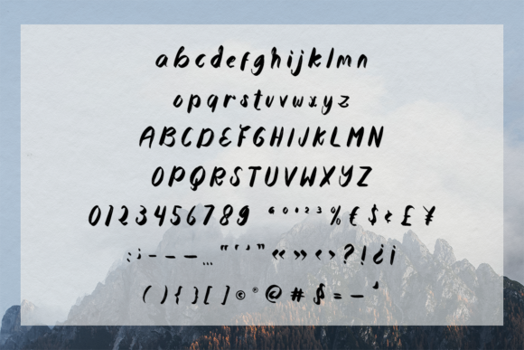 Montego Bay Font Poster 2