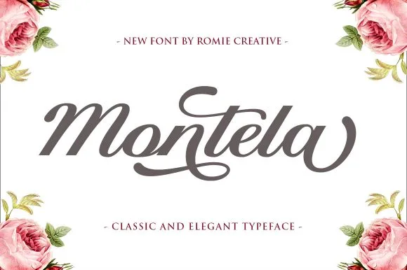 Montela Font Montela Font Poster 1