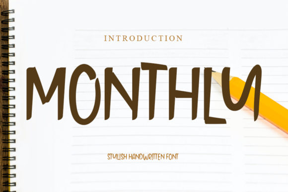 Monthly Font