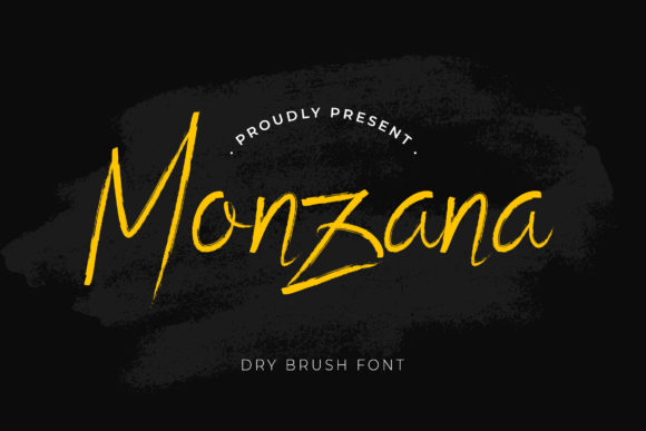 Monzana Font Poster 1