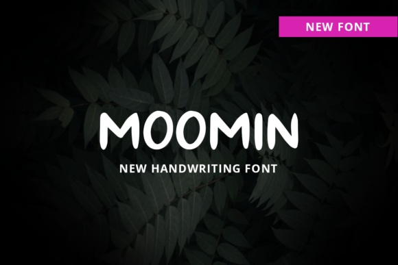 Moomin Font Poster 1