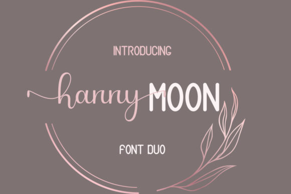 Moon Font Poster 1