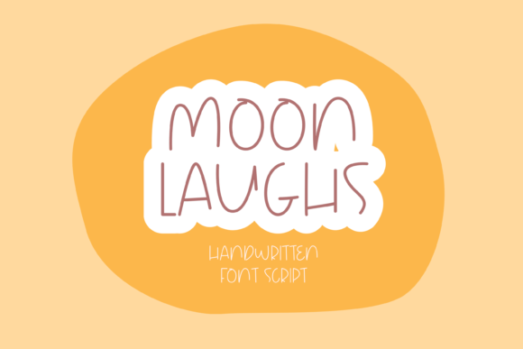 Moon Laughs Font Poster 1