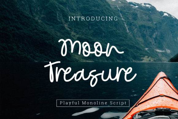 Moon Treasure Font Poster 1
