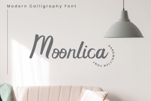 Moonlica Font Poster 1