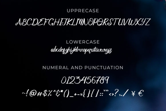 Moonlica Font Poster 9