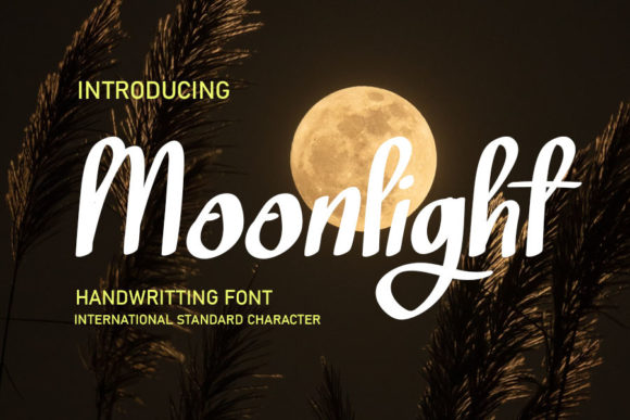 Moonlight Font Poster 1