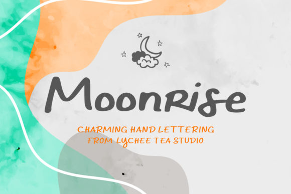 Moonrise Font Poster 1
