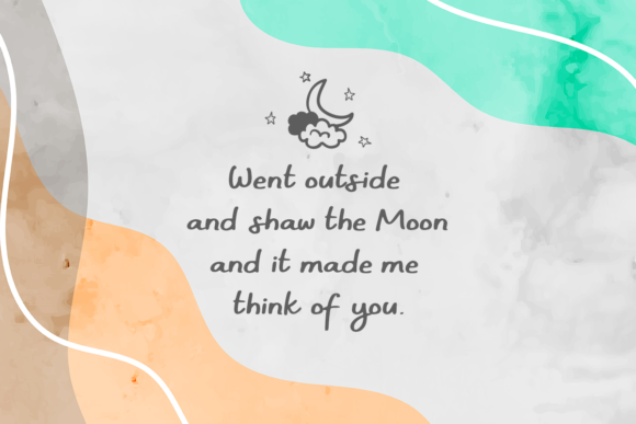 Moonrise Font Poster 3