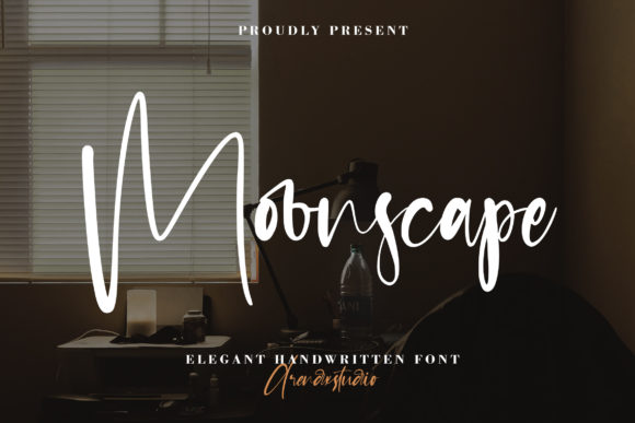 Moonscape Font Poster 1