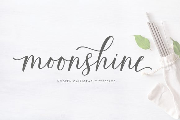 Moonshine Font Poster 1