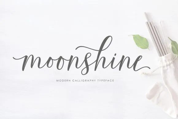 Moonshine Font Poster 1