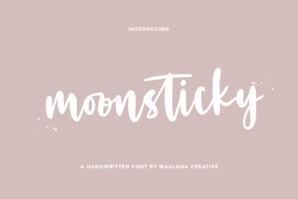 Moonsticky Font