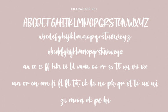 Moonsticky Font Poster 11