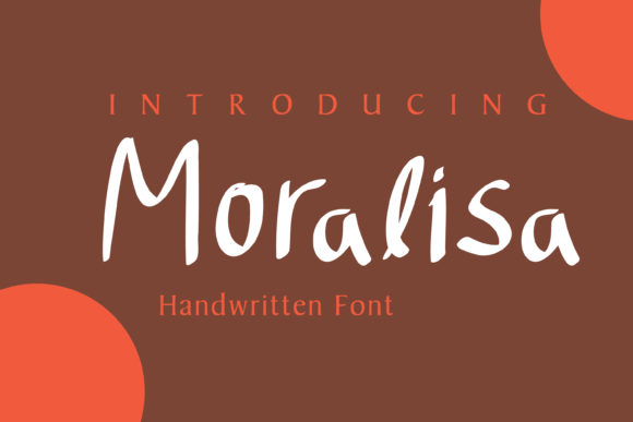 Moralisa Font Poster 1