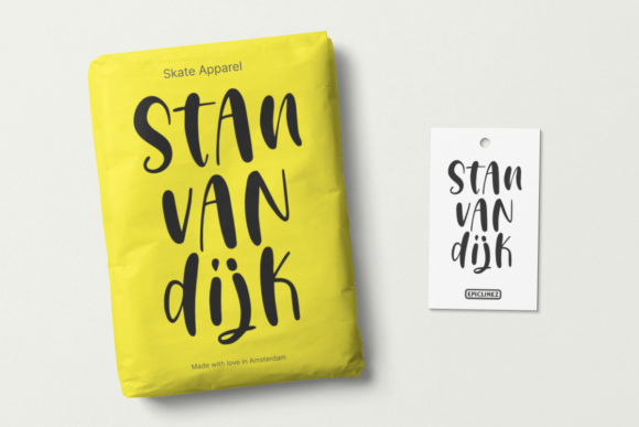 Moreover Font Poster 4