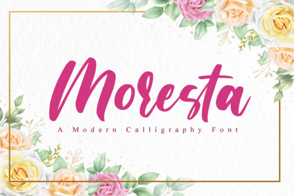 Moresta Font Poster 1