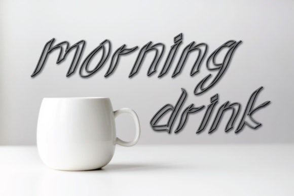 Morning Drink Font Poster 1
