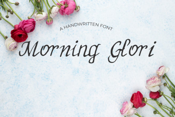 Morning Glori Font Poster 1