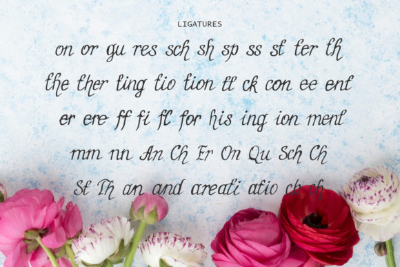 Morning Glori Font Poster 3