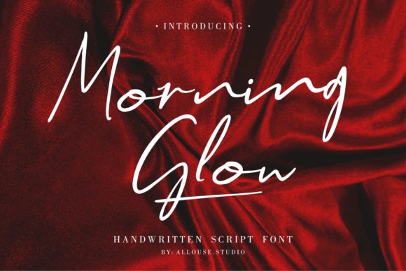 Morning Glow Font Poster 1