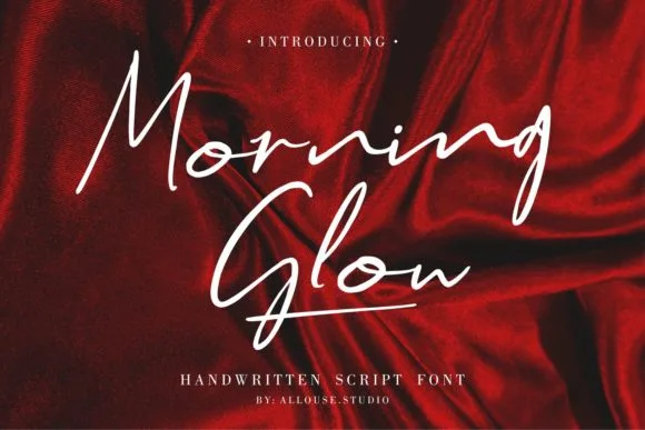 Morning Glow Font Poster 1