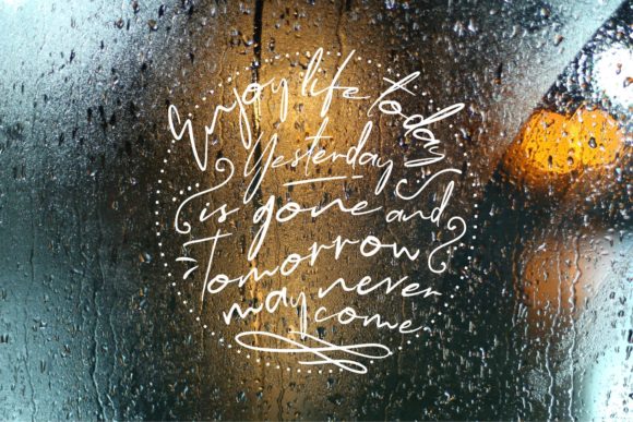 Morning Glow Font Poster 5