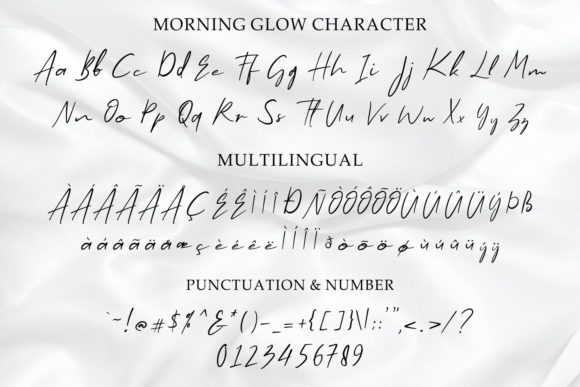 Morning Glow Font Poster 10