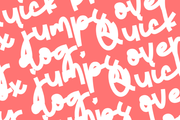 Morning Singing Font Poster 4