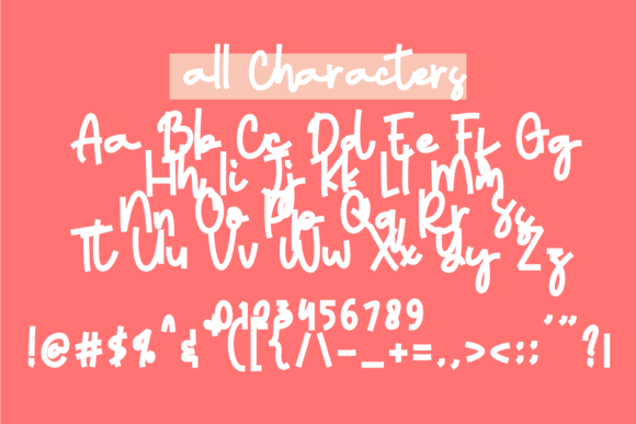 Morning Singing Font Poster 6