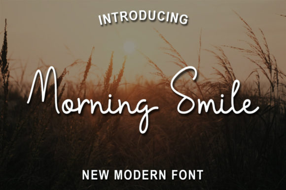 Morning Smile Font Poster 1