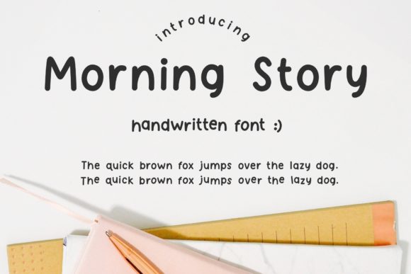 Morning Story Font Poster 1