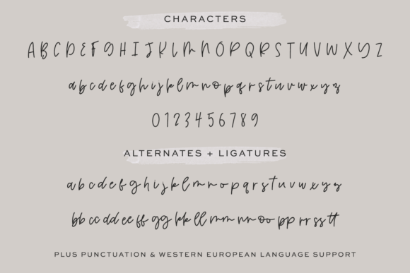 Morning View Font Poster 10