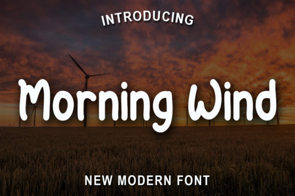 Morning Wind Font Poster 1