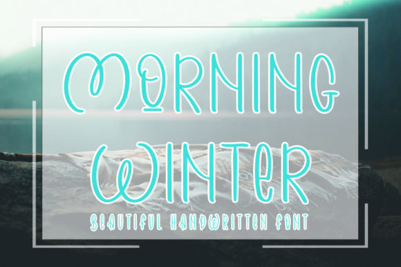 Morning Winter Font Poster 1