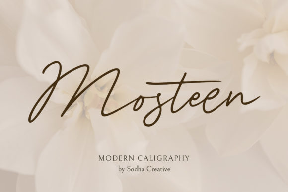 Mosteen Font Poster 1