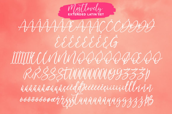 Mostlovely Font Poster 9