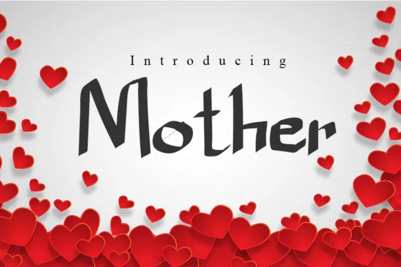 Mother Font Poster 1