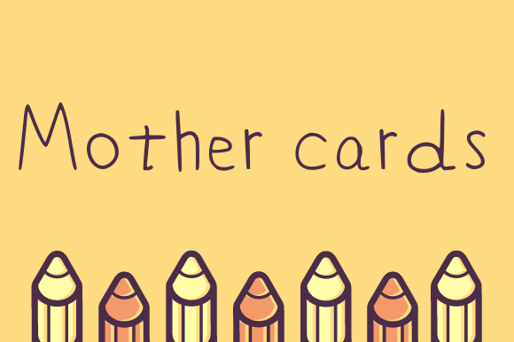 Mother Cards Font